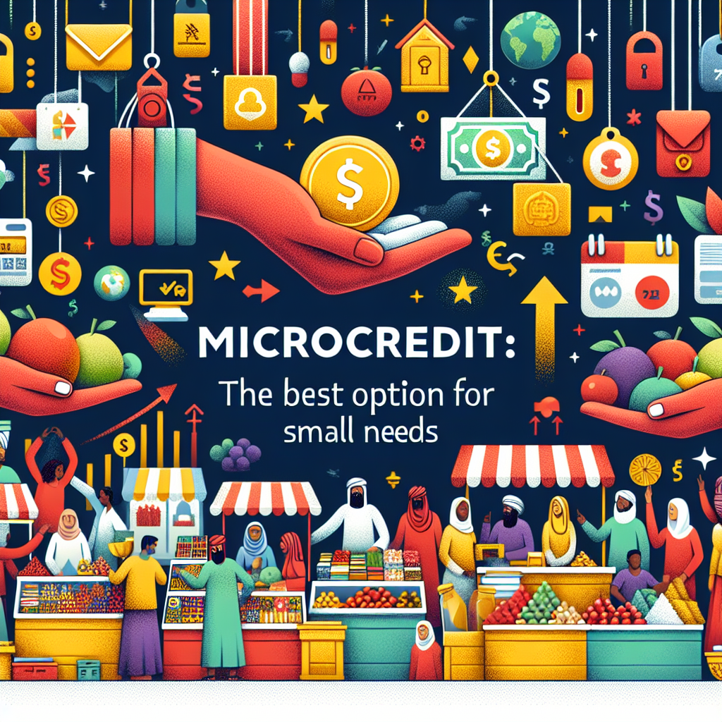 Microcréditos: La mejor opción para pequeñas necesidades
